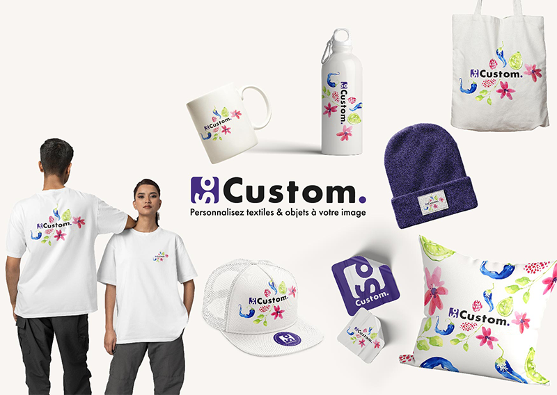 So custom personnalisation textile et objet tous secteurs d'activité et particulier 03 88 30 42 24