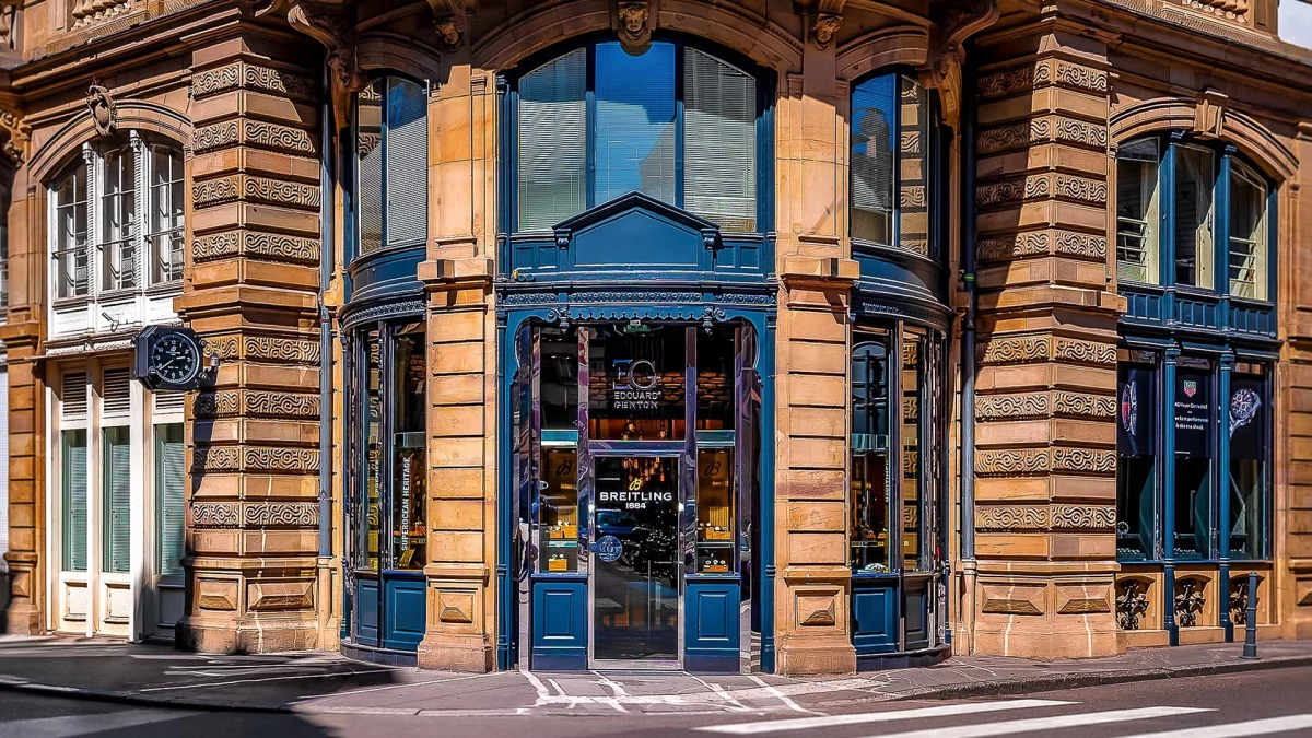 devanture de la boutique de luxe edouard genton strasbourg so custom